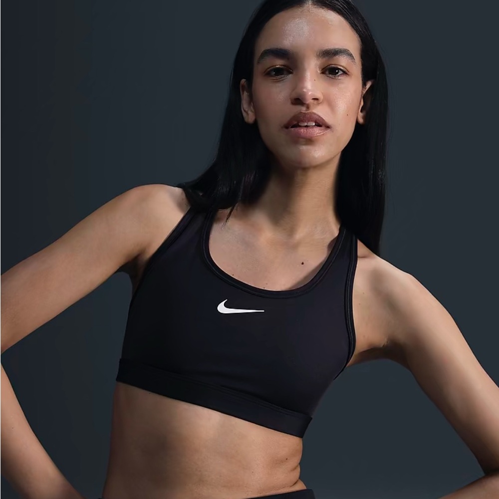 Nike Women's Black and White Sports Bra